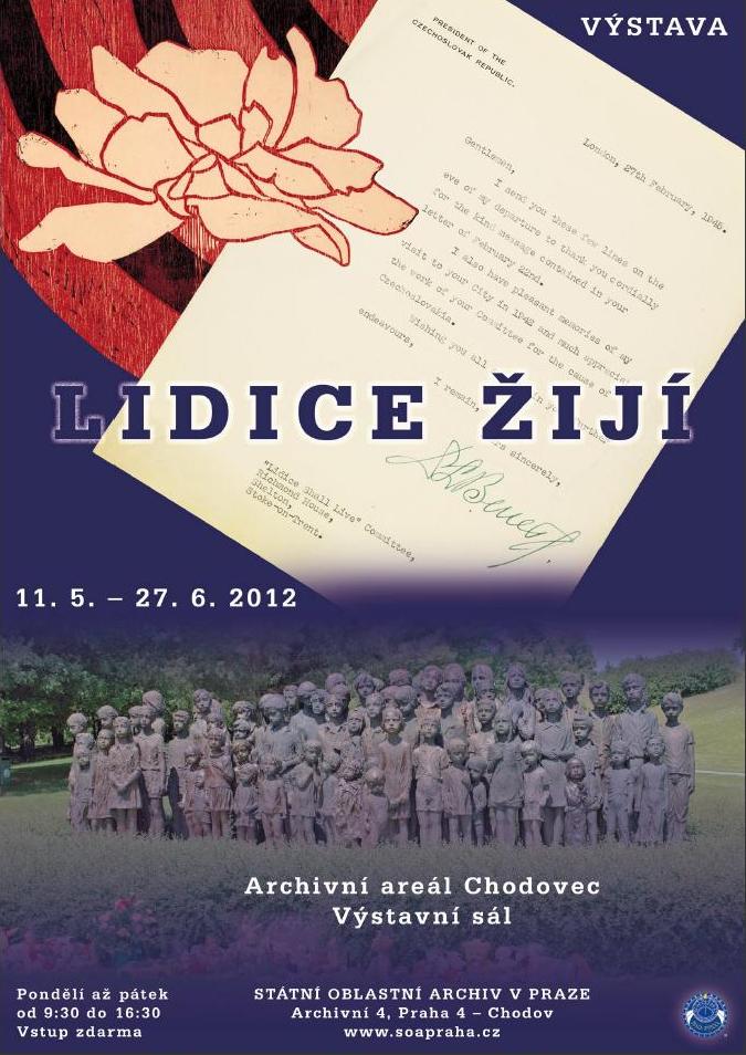 Lidice ziji - plakat